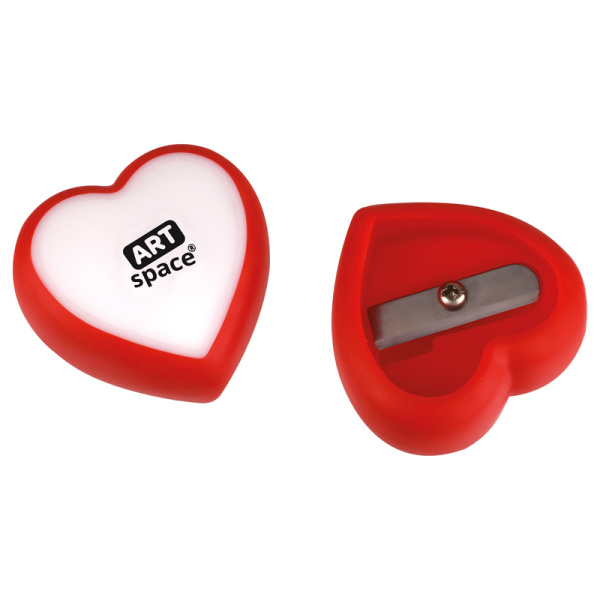 Точилка ArtSpace "Heart" 1 отверстие SR_44541