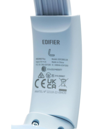 Гарнитура Bluetooth Edifier W820NB Plus накладные, Bt5.1, Синий