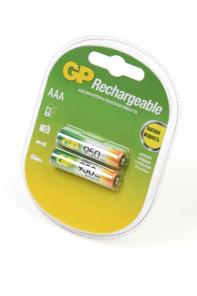 Аккумулятор Ni-MH AAA GP 950mAh/1.2в блистер 2шт.