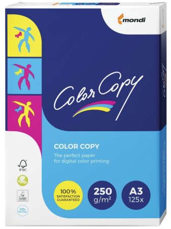 Бумага A3 "Color copy", 250гр/м., 125л., полноцв. печать