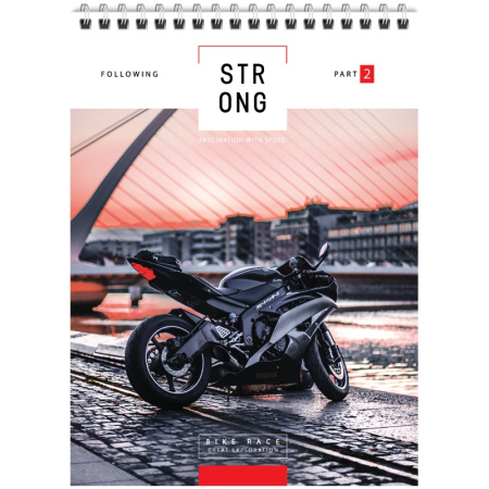 Блокнот ArtSpace А5 60л. "Техника. Strong" гребень (Б5к60гр_41444) Блокнот ArtSpace А5 60л. "Техника. Strong" гребень (Б5к60гр_41444)