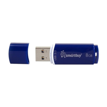 Флеш-накопитель USB3.0 8GB SmartBuy Crown (SB8GBCRW-Bl) синий Флеш-накопитель USB3.0 8GB SmartBuy Crown (SB8GBCRW-Bl) синий