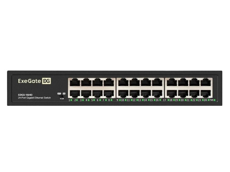Коммутатор ExeGate EDGS-1024D 24 port 10\100\1000_Mbps  металлический корпус