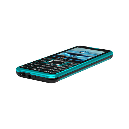 Сотовый Maxvi X10i Aqua blue 2sim/2.8"/320*240/microSD/0.3МП/Bt/1600мАч/моноблок