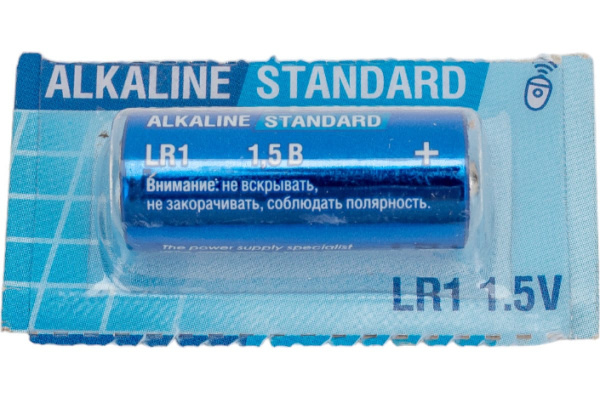 Батарейка LR1 Robiton Standard 1шт./1,5В. щелочная
