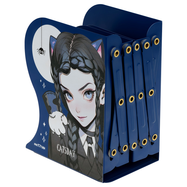 Подставка для книг MESHU "Catsday", 3 отделения, раздвижная (MS_59312)