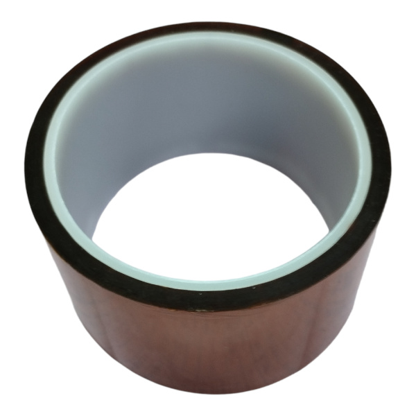 Скотч термостойкий (каптоновая лента), ширина 50мм, рулон 33метра, -40..+250C