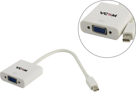 Переходник Display_Port_mini (m)-VGA (female) VCOM VHD6070 кабель-адаптер 0,2м