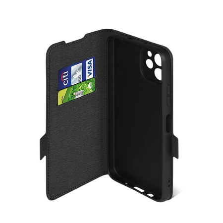 Чехол-книжка для Huawei Nova Y61 DF hwFlip-112 (black)