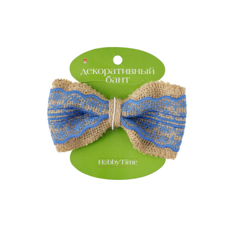 Бант декоративный с кружевом Hobby Time 2-605/01