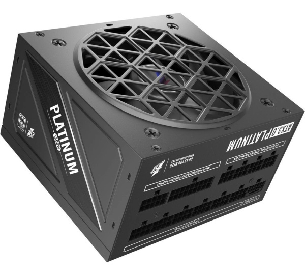 Блок питания 1300Вт 1STPLAYER NGDP Platinum 1300W Black (APFC,120мм,4PCI-E,12VHPWR,12SATA,80+Platinum,модульный)[HA-1300BA3-BK]