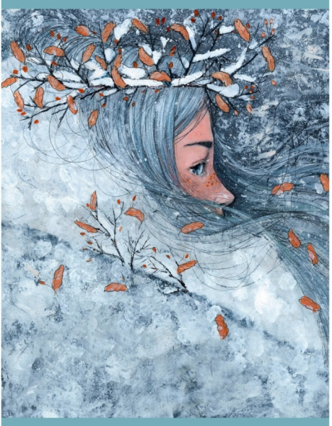 Тетрадь А4 48л. "Девушка-зима" Эксмо Т4485092