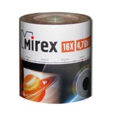 Диск DVD+R 50шт Mirex 4.7Gb 16x Cake Box (UL130013A1B)