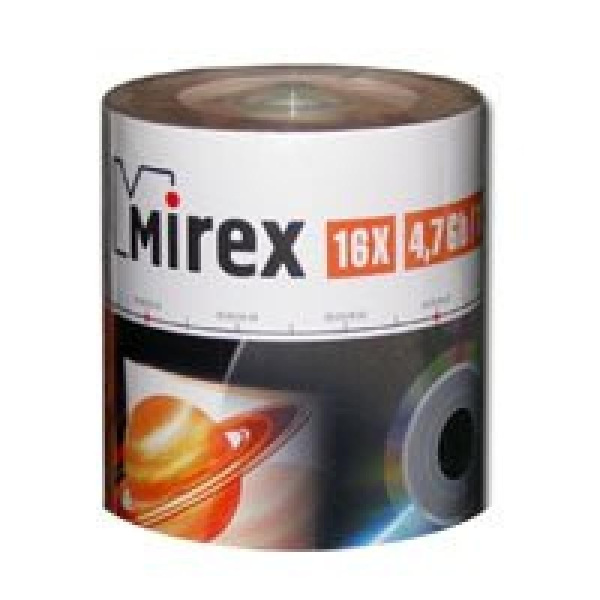Диск DVD+R 50шт Mirex 4.7Gb 16x Cake Box (UL130013A1B)