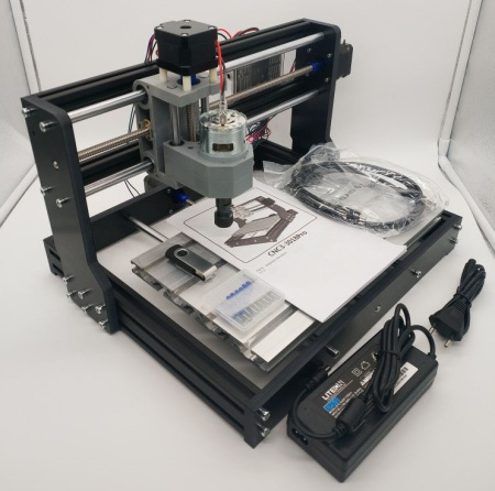 Фрезерный станок с ЧПУ CNC 3018 Pro, 3 оси, патрон ER11, поле 300*180*45мм