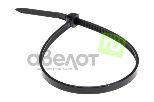 Стяжка(хомут) кабельная нейлоновая 350х4.8, черный, упаковка 100штук, Rexant 07-0351