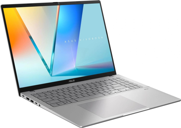 Ноутбук Asus VivoBook S16 M3607KA-SH131 Ryzen AI 5 330 16Gb SSD512Gb AMD Radeon Graphics 16" OLED WUXGA (1920x1200) без ОС silver WiFi BT Cam (90NB16T2-M00990)
