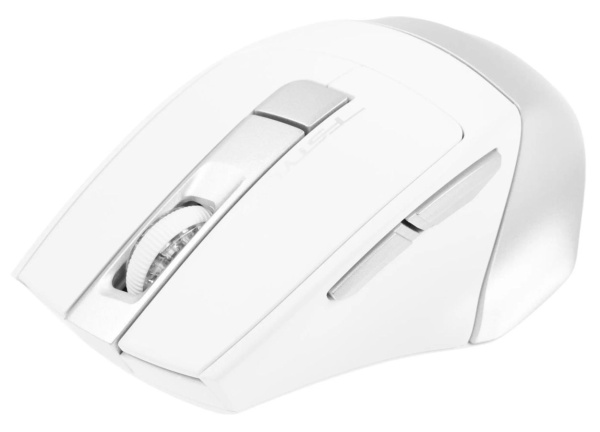 Мышь беспроводная A4Tech Fstyler FB35 оптическая 2000dpi, BT/Radio USB для ноутбука белый/серый