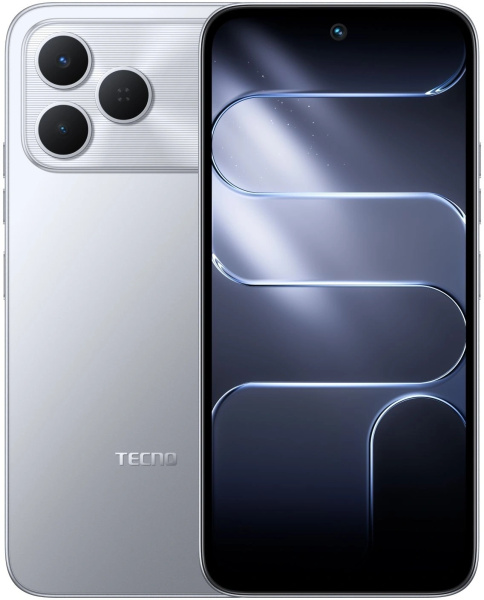 Смартфон Tecno SPARK 50 8Гб 256Гб Титановый 6.78", IPS, 1576*720, 2*2+6*1.7ГГц, 50Мп, 8Мп, 4G, NFC, 7000мАч, And 16