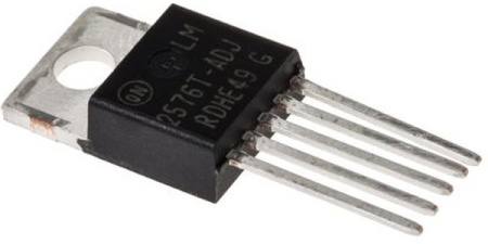 микросхема LM2576T-ADJG ON Semiconductor , DC/DC регулятор, TO220-5