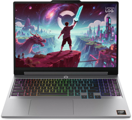 Ноутбук Lenovo LOQ 15AHP11 Ryzen 7 250 16Gb SSD512Gb NVIDIA GeForce RTX5050 8Gb 15.3" IPS WUXGA (1920x1200) без ОС grey WiFi BT Cam (83TN003FPS)