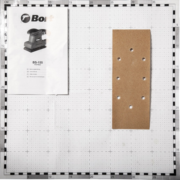 Машина плоскошлифовальная Bort BS-155 150Вт, 10000 об/мин, раб. поверх. 240*90мм