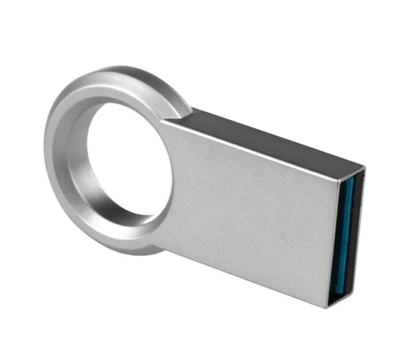 Флеш-накопитель USB3.0 128Gb QUMO Ring (QM128GUD3-Ring) Металлик