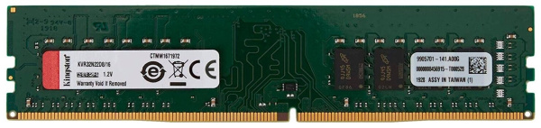 Модуль памяти DIMM DDR4 16Гб 3200МГц Kingston (KVR32N22D8/16) CL22