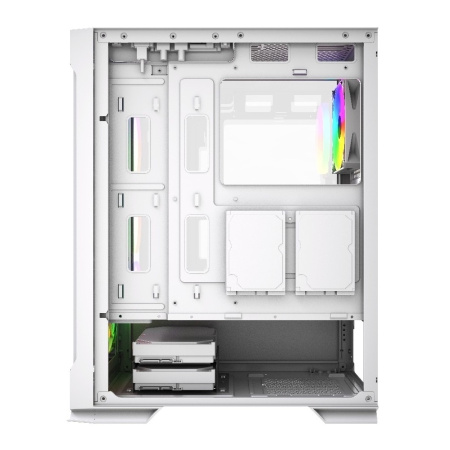 Корпус ATX Б_БП Powercase Mistral AZ4W ARGB (USB3.0,Audio,белый,Mesh,TG,4х120мм ARGB fans,CPU Cooler до 175мм, VGA до 305мм)[CMAZW-A4]
