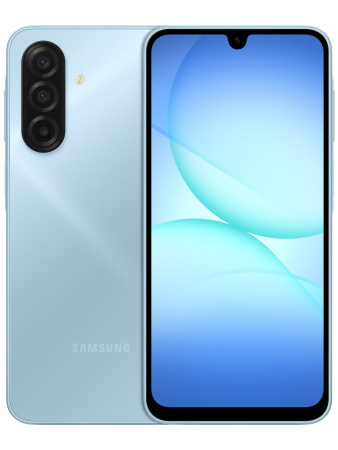 Смартфон Samsung Galaxy A17 4Гб 128Гб SM-A175 Голубой 6.7", Super AMOLED, 2340*1080, 2*2.2+6*2.0ГГц, 50+5+2Мп, 13Мп, 4G, NFC, 5000мАч, And 15