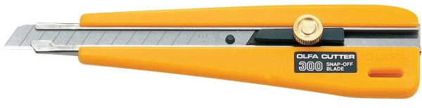 Нож Olfa OL-300, выдвижное лезвие 9мм