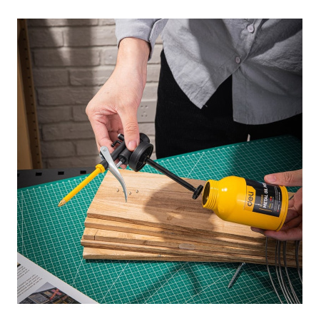 Масленка стальная 220мл, Deli DL468300