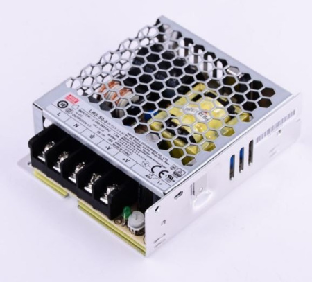 Блок питания в корпусе  5в, 10а, IP20, 99*82*30мм, Mean Well LRS-50-5