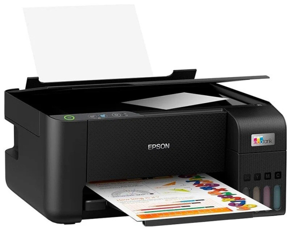 МФУ Струйный Цветной A4 Epson EcoTank L3210 33 стр/м USB  СНПЧ
