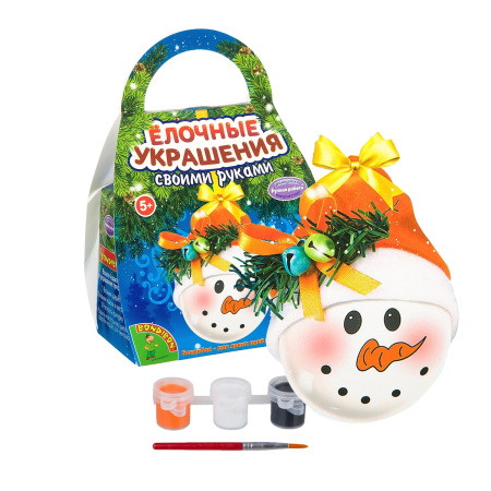 Набор для творчества Bondibon"Шар-подарок" Снеговичок ВВ2138