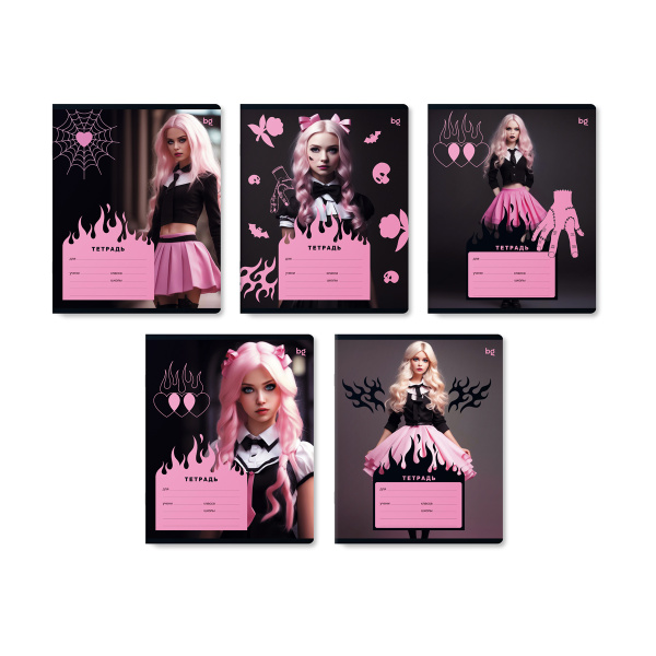 Тетрадь 12л. кл. "Cutie" BG Т5ск12_бл 55472