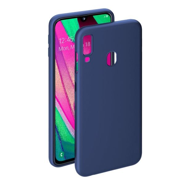 Накладка для Samsung Galaxy A40 Deppa Gel Color Case синяя (87114)