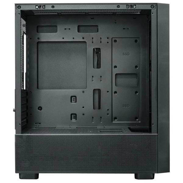 Корпус mATX Б_БП XASTRA A411M 4ARGB-FG Black (USB3.0,Audio,TG,черный,Mesh,4х120мм FRGB,CPU Cooler до 165мм, VGA до 340мм)