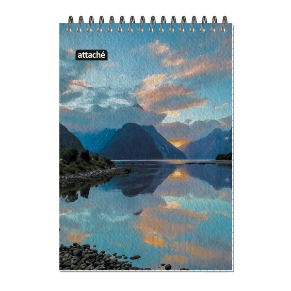 Блокнот Attache А5 80л. "Природа" гребень (1657539)