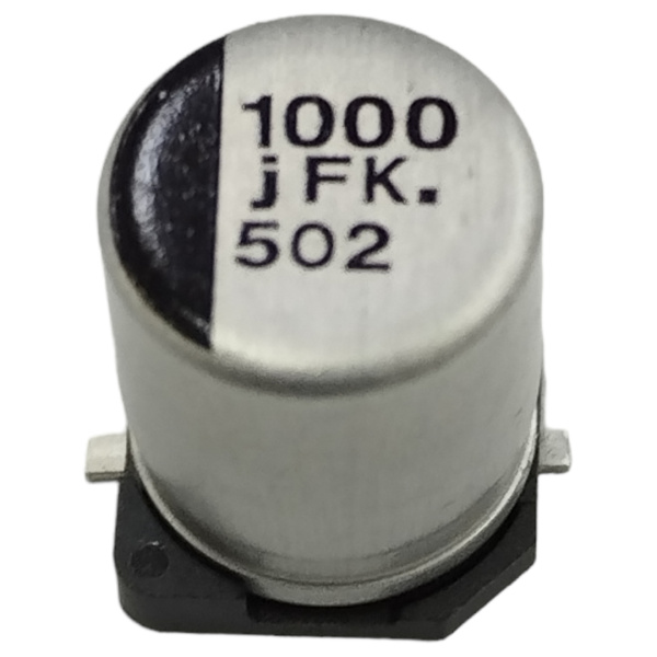 Конденсатор электролитический (ECAP SMD) 1000мкф,   6.3в, Panasonic, EEEFK0J102P, 105, 8*10.2