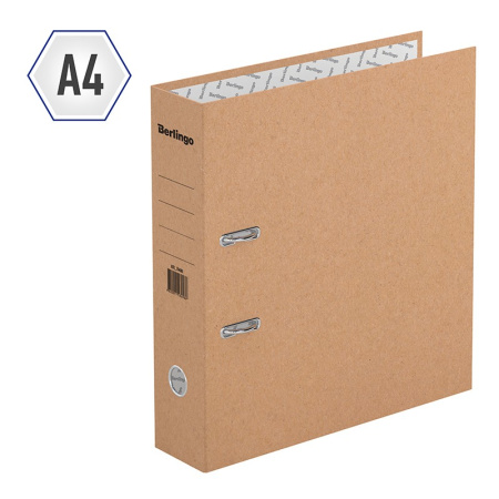 Папка-регистратор 70мм. BERLINGO "ECO" картон (ATk_70400)