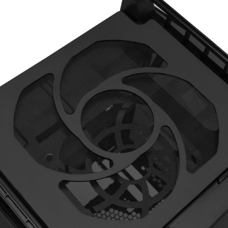 Корпус для ПК Silverstone Bad Pack SST-LD03B-AF TO-LD03-BK-GLASS AND AIR FLOW VENT-SST  (810256) bp