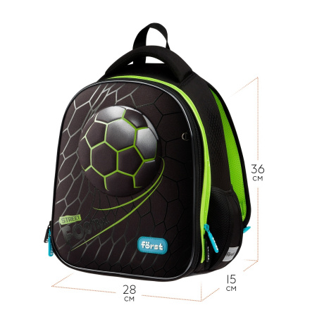Ранец Forst F-Top "Street Football" 36*28*15см, 2 отделения, 2 кармана, FT-RY-012505 