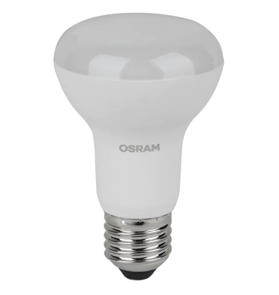 Лампа светодиодная E27  8Вт, 6500К, грибовидная, Osram Value LV R63 4058075581944