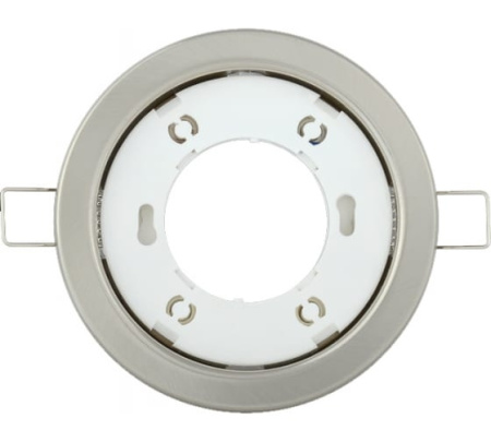 Светильник GX53 точечный матовый хром IEK LUVB0-GX53-1-K27