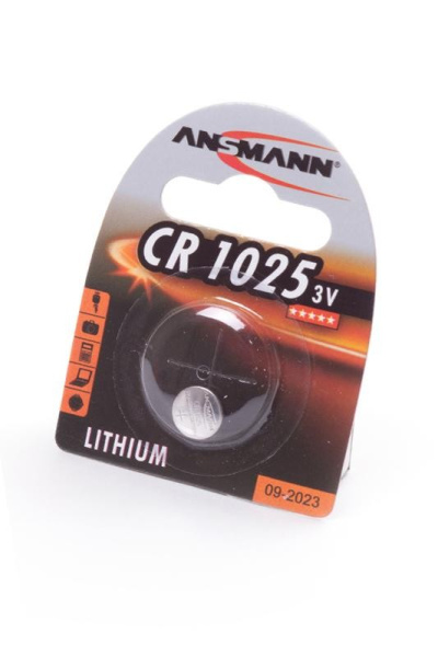 Батарейка CR1025 ANSMANN 1шт. /3В. литиевая