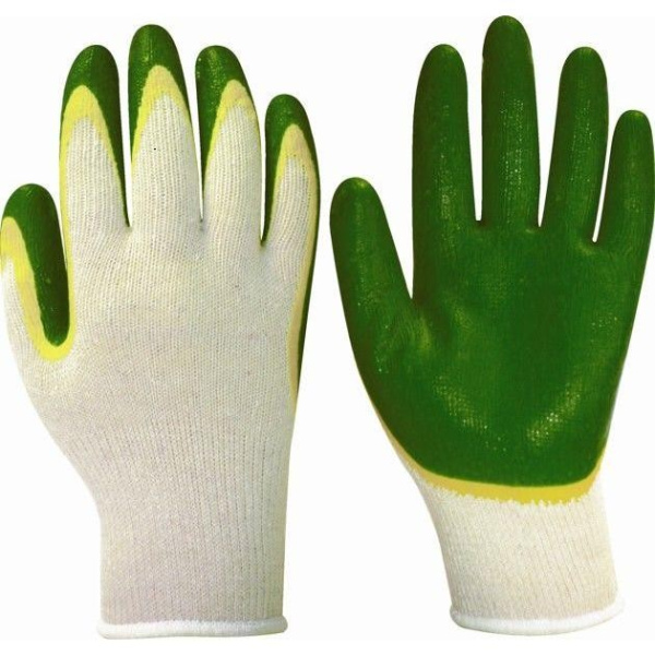 Перчатки ХБ латекс двойной