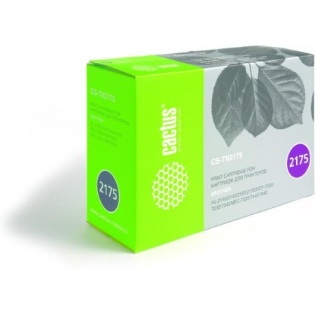 Картридж_лазерный Cactus CS-TN2175S (TN-2175) для для Brother HL-2140/2150/2170 черный (2600 стр) Картридж_лазерный Cactus CS-TN2175S (TN-2175) для для Brother HL-2140/2150/2170 черный (2600 стр)