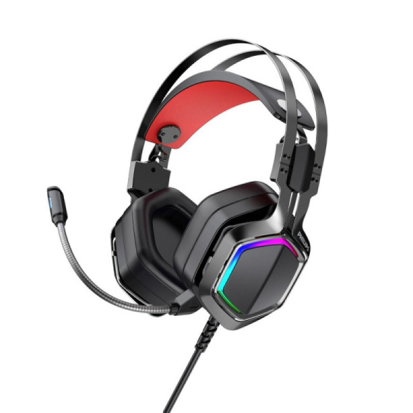 Гарнитура Philips TAG2115 накладные, 7.1 16Ом, 104дБ, кабель 2.2м, USB Black