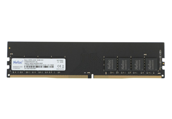 Модуль памяти DIMM DDR4 16Гб 3200МГц Netac (NTBSD4P32SP-16J) CL22